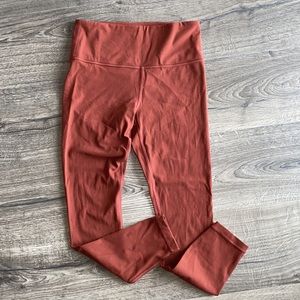 BURNT ORANGE elation 7/8 powervita legging